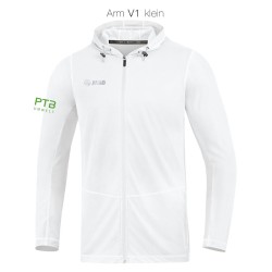 Kapuzenjacke Run 2.0 weiß