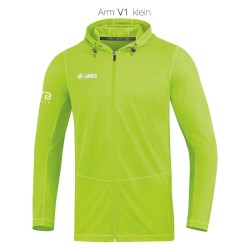Kapuzenjacke Run 2.0 neongrün